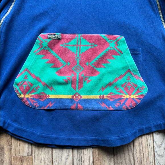 Tackma brand Hoodie with unique two zipper front sz L - Picture 2 of 12